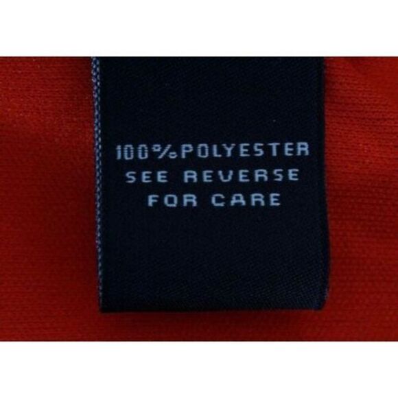 MSK Polyester Red Dress With 2 tone gold Chain Size 8 NWOT - Picture 8 of 10